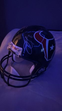 Signed Texans helmet