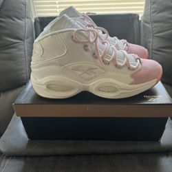 Reebok Question mid Pink Toe