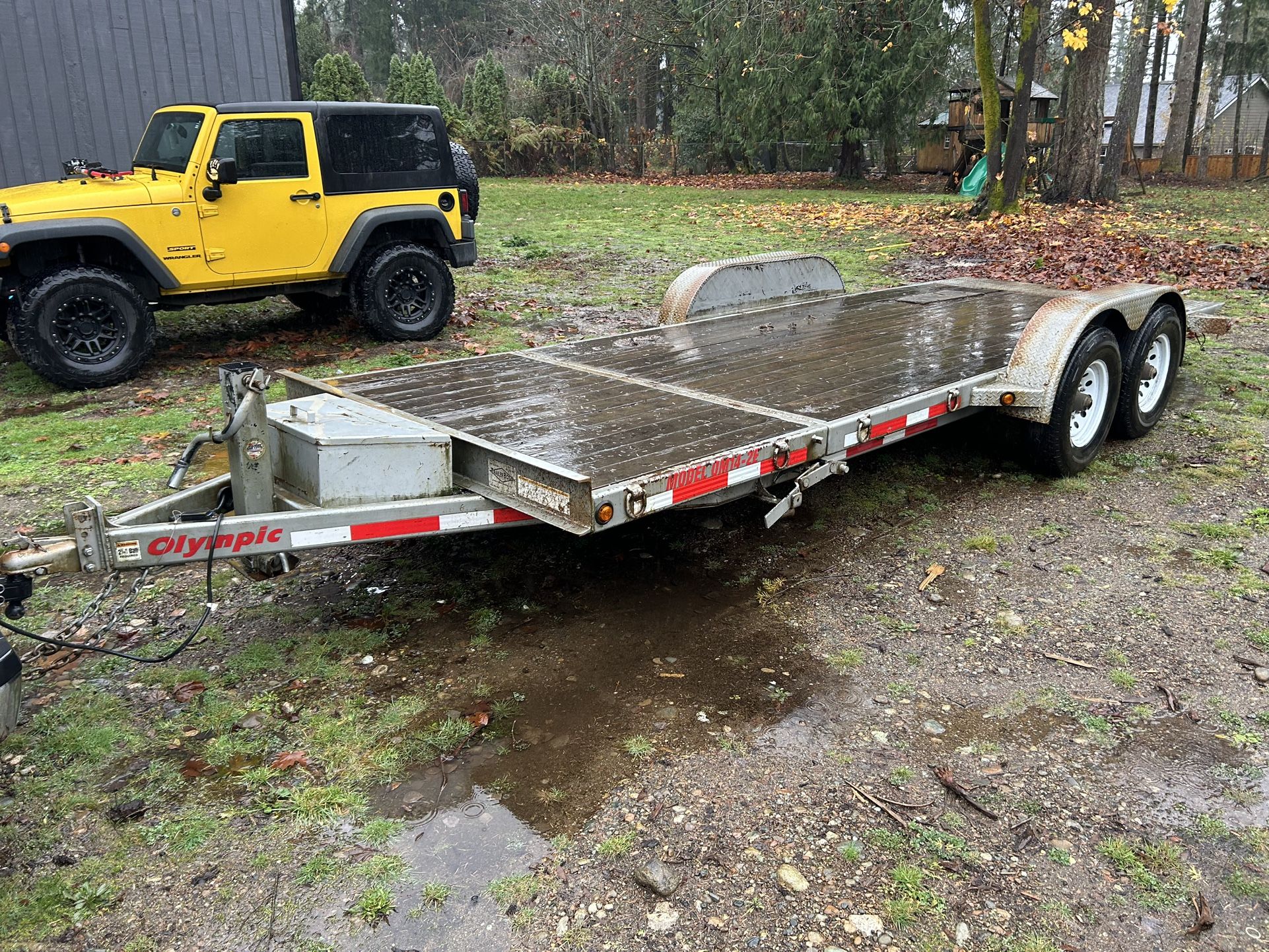 2019 Olympic OM14-2E Tilt Trailer 14K Rated 20’