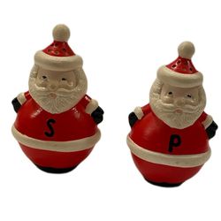Vintage Salt & Pepper Shakers Santa Claus