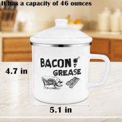bacon grease container