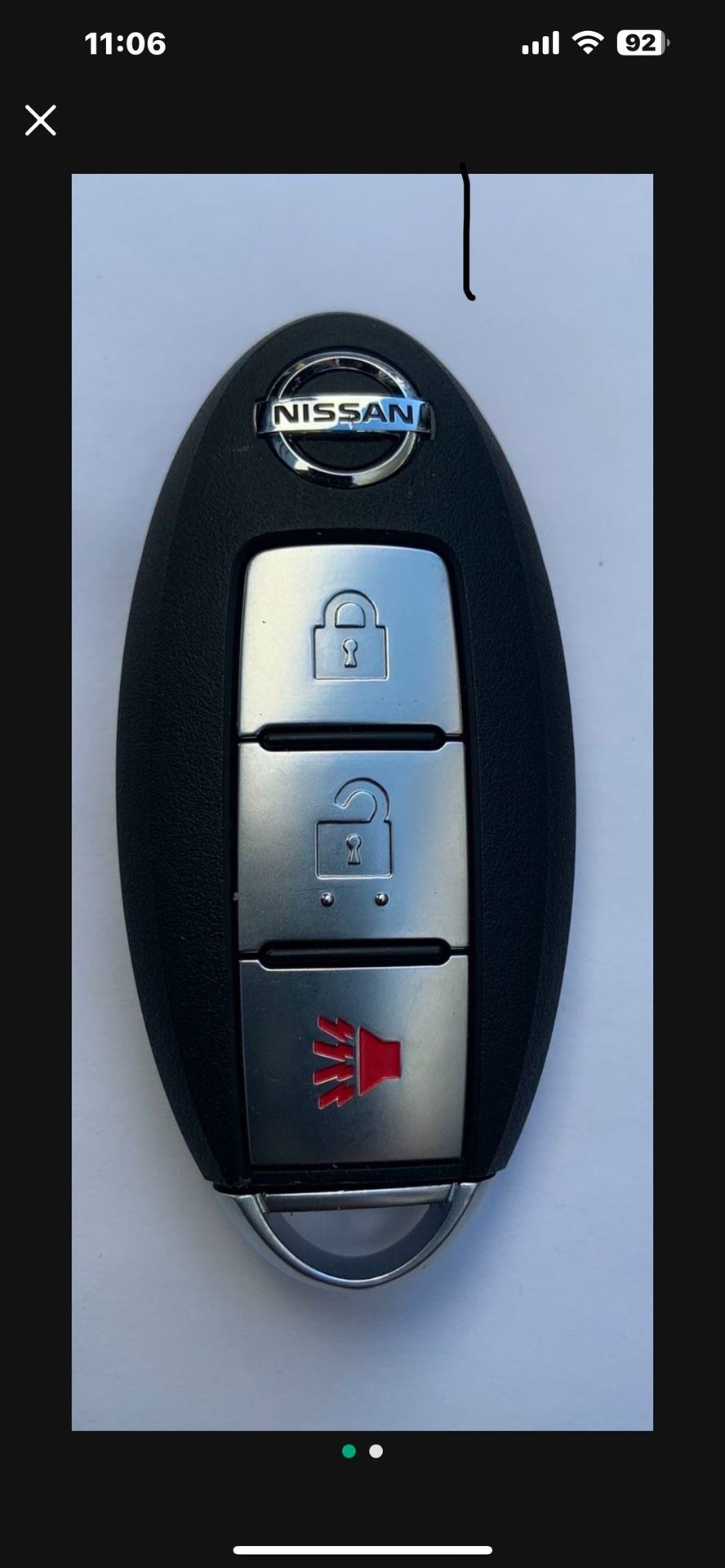 OEM Brand New Nissan Key Fob