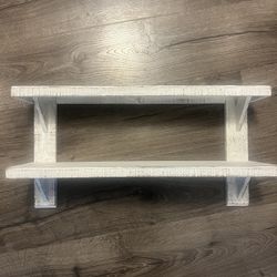 White Wooden Shelf