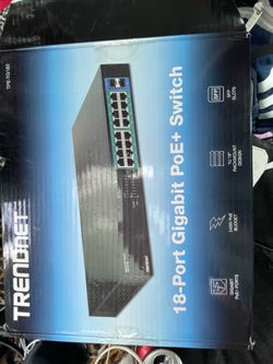 Trendnet 18 port PoE+ switch