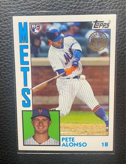 2019 Pete Alonso Topps 35th Anniversary (84’ Style) Rookie Card