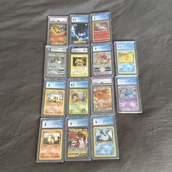 Graded pokemon cards