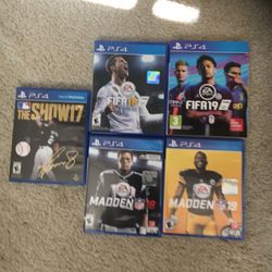 Almost New, PS4 Games. 