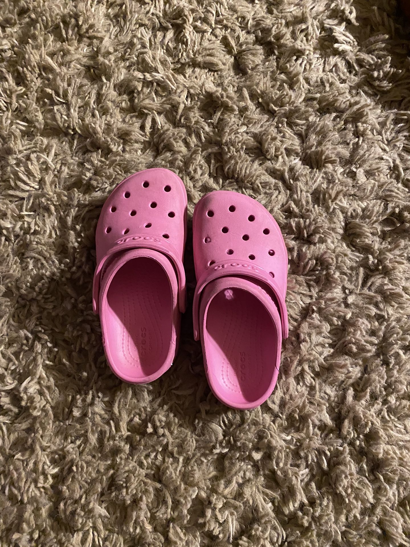 Pink Crocs 