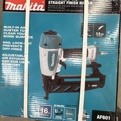 Makita 16 Gauge 2 1/2in Straight Finish Nailer (Retail $199)