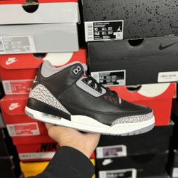 DS 2024 Jordan Black Cement 3s size 10
