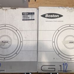 2- Boston Acoustics G1 12’ Subs