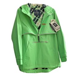 CHARLES RIVER New Englander Pull Over Reflective Material Women's Rain Jacket S