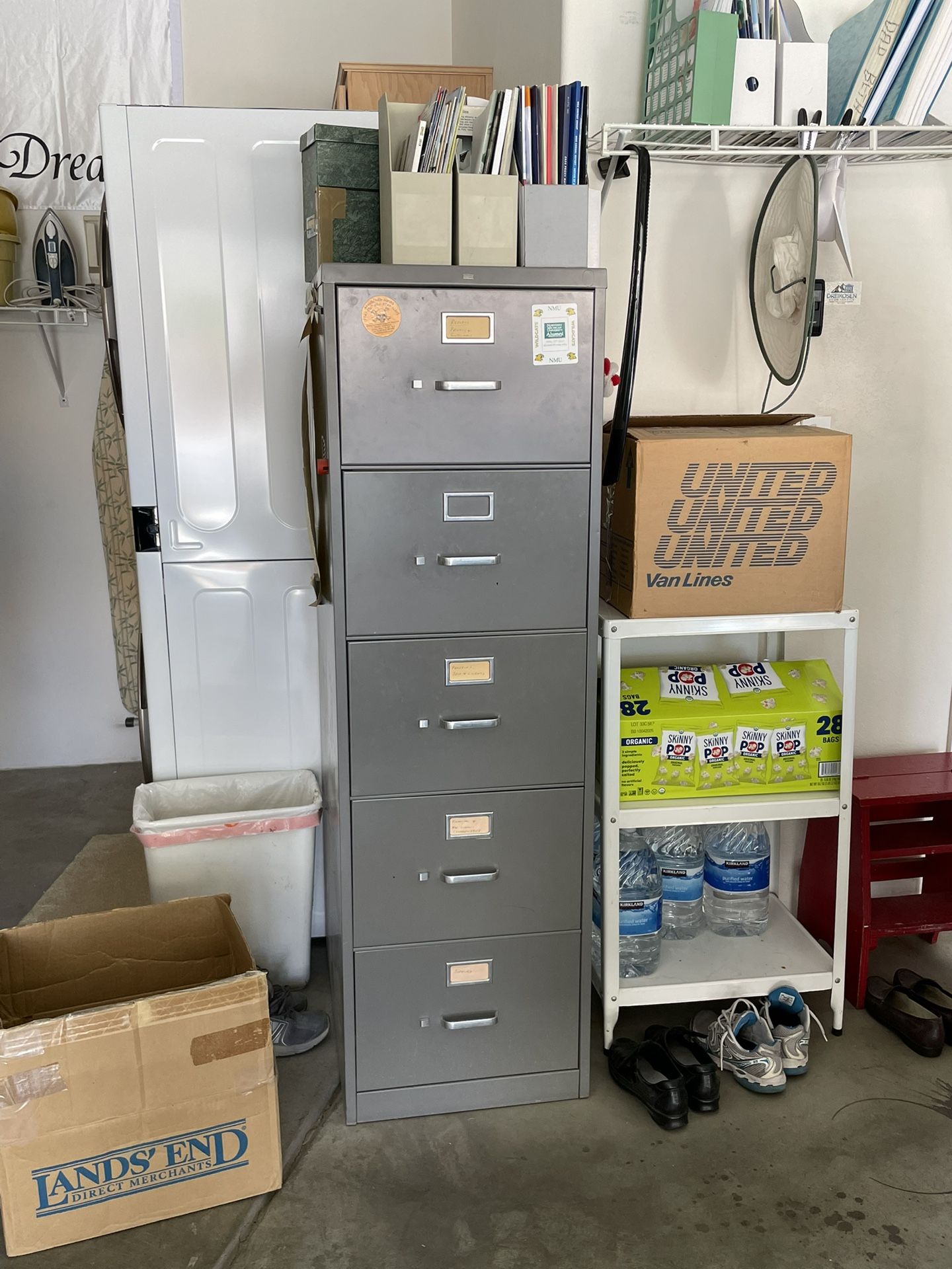 Grey File Cabinet