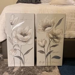 Flower Canvas Wall Art