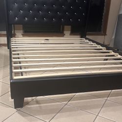 Black Queen Size Bed Frame