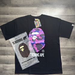 Bape tee/ Purple 