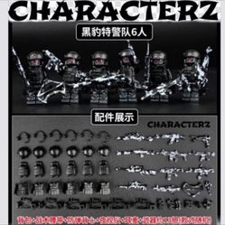 Modern Warfare 6PC Military Soldiers Minifigure Set