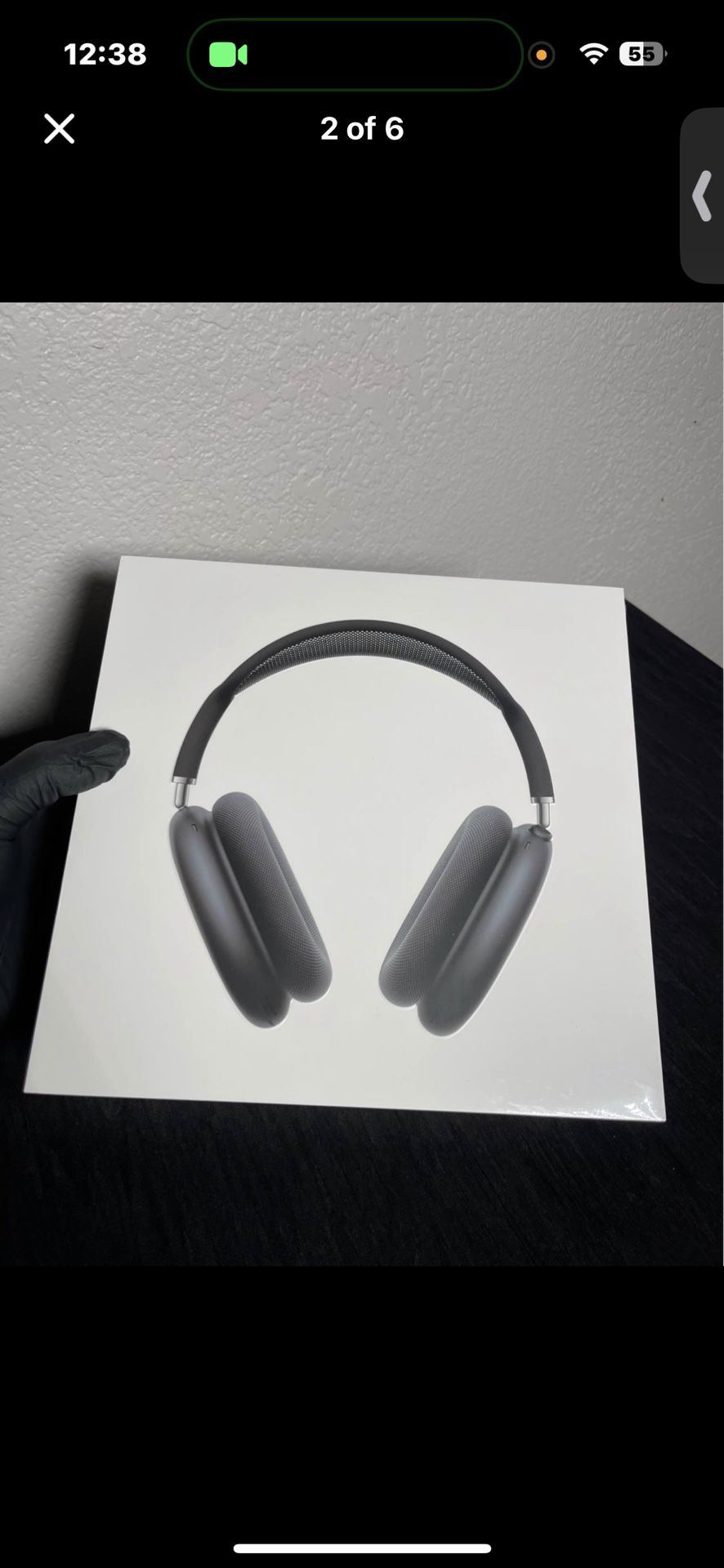 Black AirPods Max Headphones 