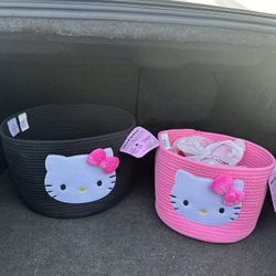 Hello Kitty Storage Bins