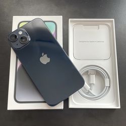 T-Mobile Purple iPhone 14 W/ Case - DELIVERY AVAILABLE [WE TAKE TRADES NEW/USED/BROKEN DEVICES✅]  SPRINT METRO 12 13 Pink Rose Gold Blue 128 Gb 64gb