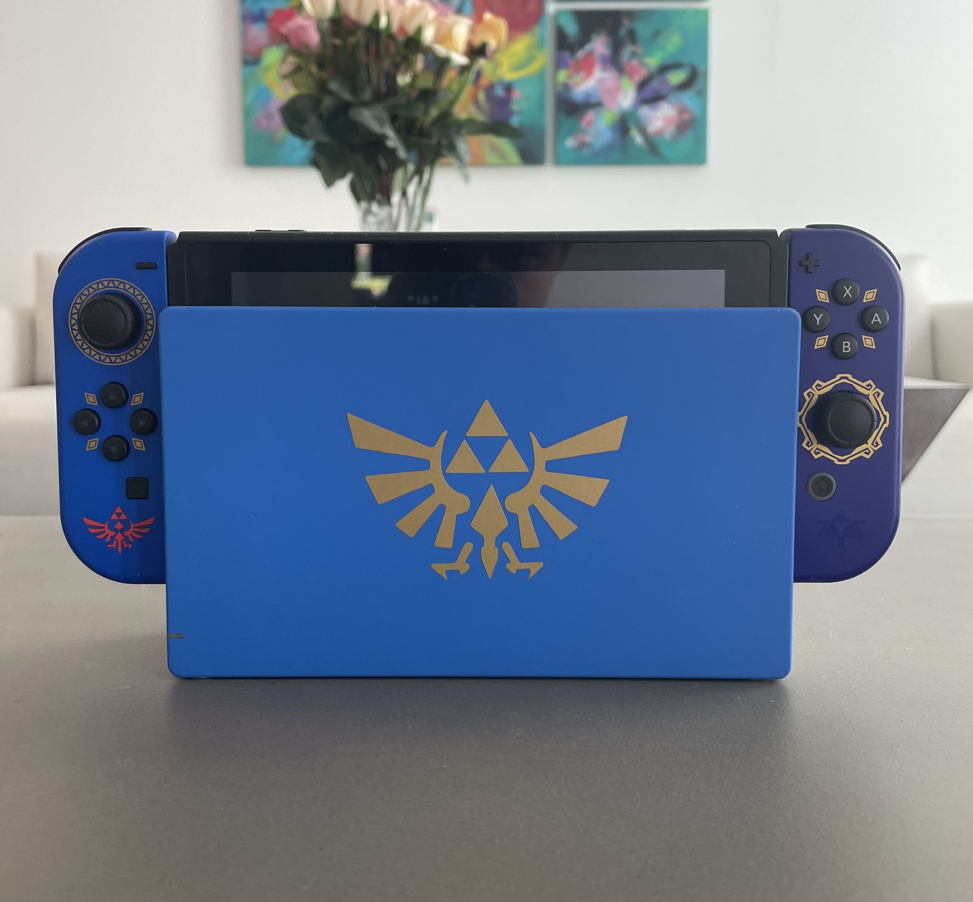 Zelda Nintendo Switch + Custom Dock