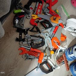 Play Tools Large Assortment And Other Tool Items 
