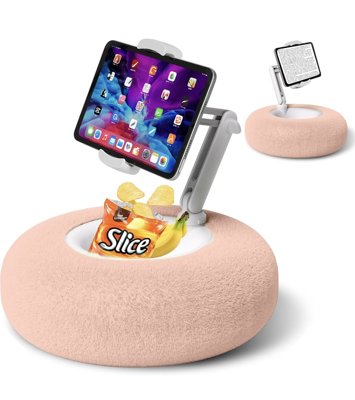 Kindle Pillow Stand Holder for Reading in Bed, Tablet iPad Pillow Stand for Lap Compatible with 4.7"-13" Phone, Tablet, iPad, iPhone, Google, Kindle,