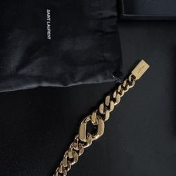 YSL (Yves Saint Laurent) curb-link Women’s bracelet 