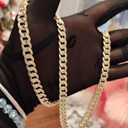 Neklacet Silver Baño De 14 K