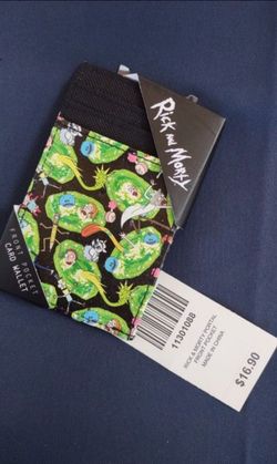 Rick and Morty magnetic card holder