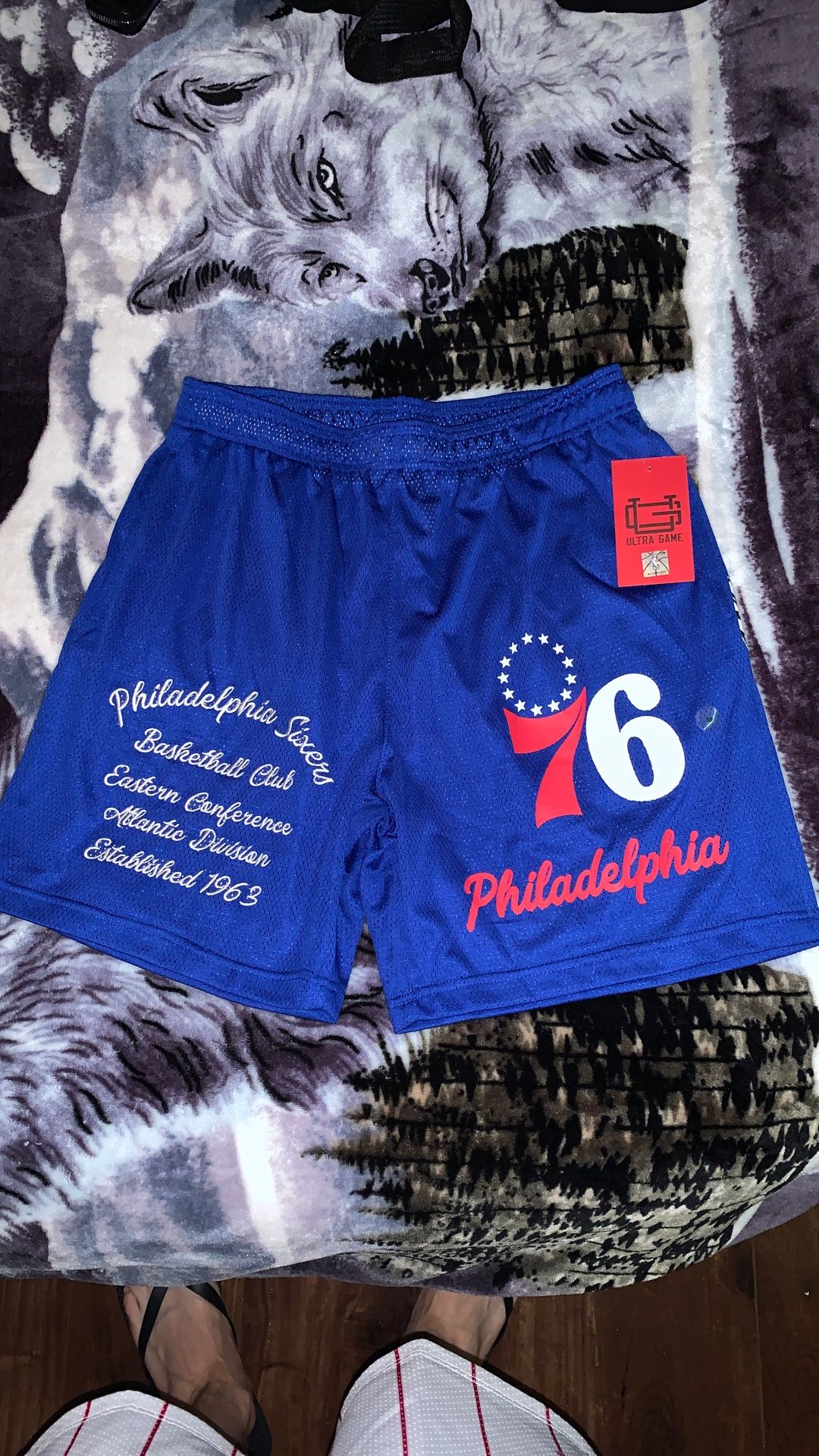 Philadelphia 76ers Basketball Shorts