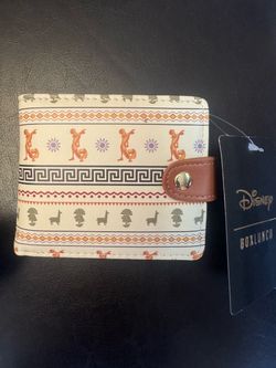 The Emperor's New Groove Pattern Wallet-NEW w/tags!