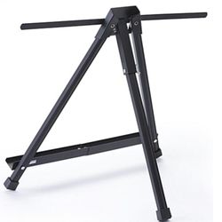 Aluminum Tabletop Easel with Extending Arms, Collapsible - Black