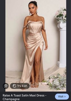 Stain formal dress
