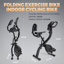 Indoor Recumbent Folding Exercise Bike!