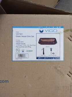 Vessel Sink Vigo Copper Color