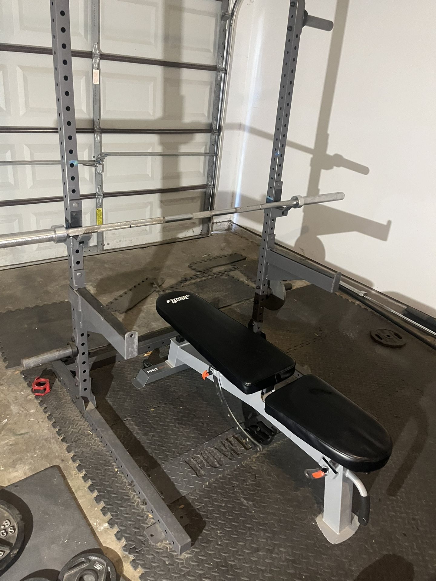 Bench Rack And Bar