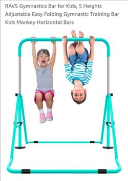 RAVS TEAL Gymnastics Bar for Kids
