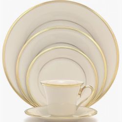 Lenox ETERNAL Fine China 5 Piece Place Setting-NIB