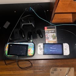 Switch Oled + Switch 1 + Pro Controller + Metal Gear Solid Master Collection 
