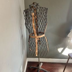 Vintage Metal Mesh Mannequin 