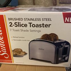 Sunbeam 2-slice Toaster Brushed Stainless Steel