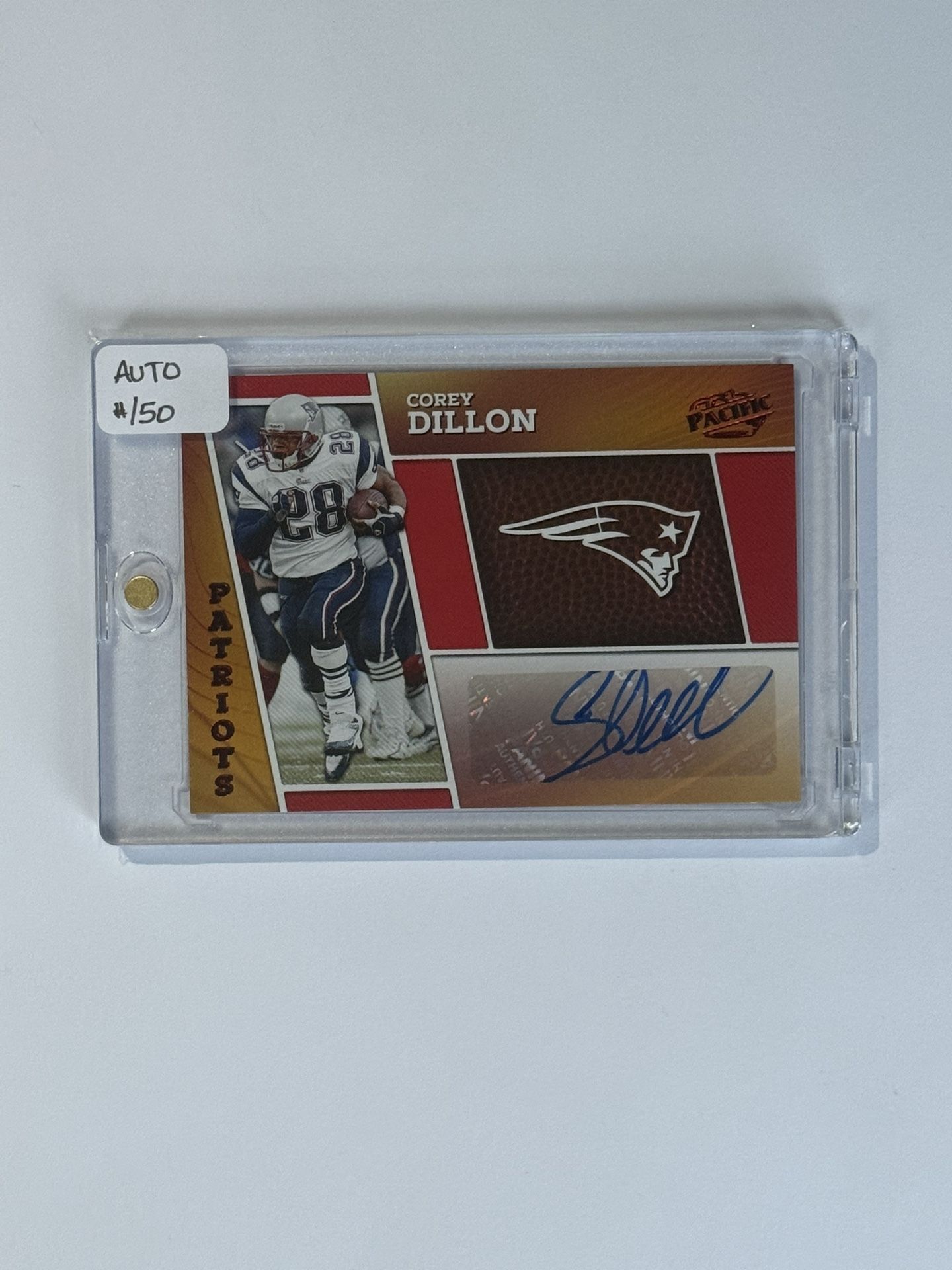 2024 Encore Pacific Penmanship #PP-CDN Corey Dillon Auto #/50