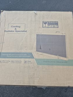 Brand new aluminum radiator