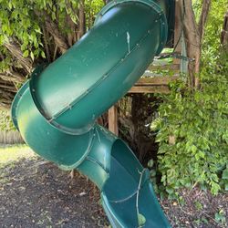 Swing-N-Slide Super Tube Slide Green