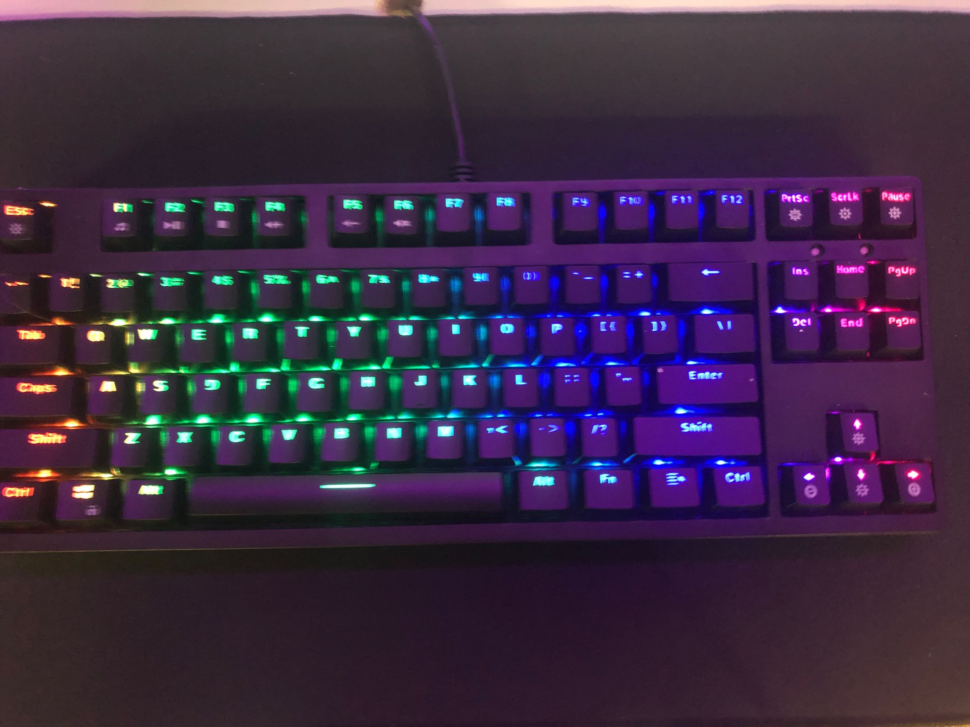 AUKEY KM G14 Tkl Gaming Keyboard with Outemu Blue switches
