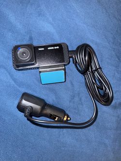 QHD 1296P Dash Cam with Car Charger Cable