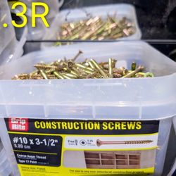 10 Lb Construction Screws 3 And 1/2 In