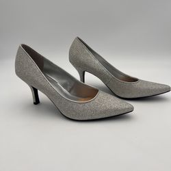 FREE Fioni Night Silver Sparkle Shoes Size 11