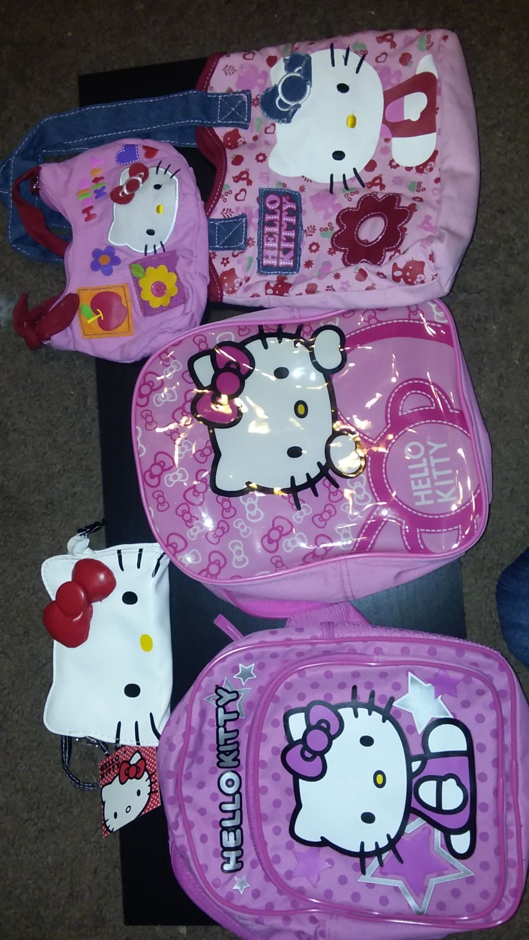 FIVE Hello Kitty by Sanrio Bags / Purses